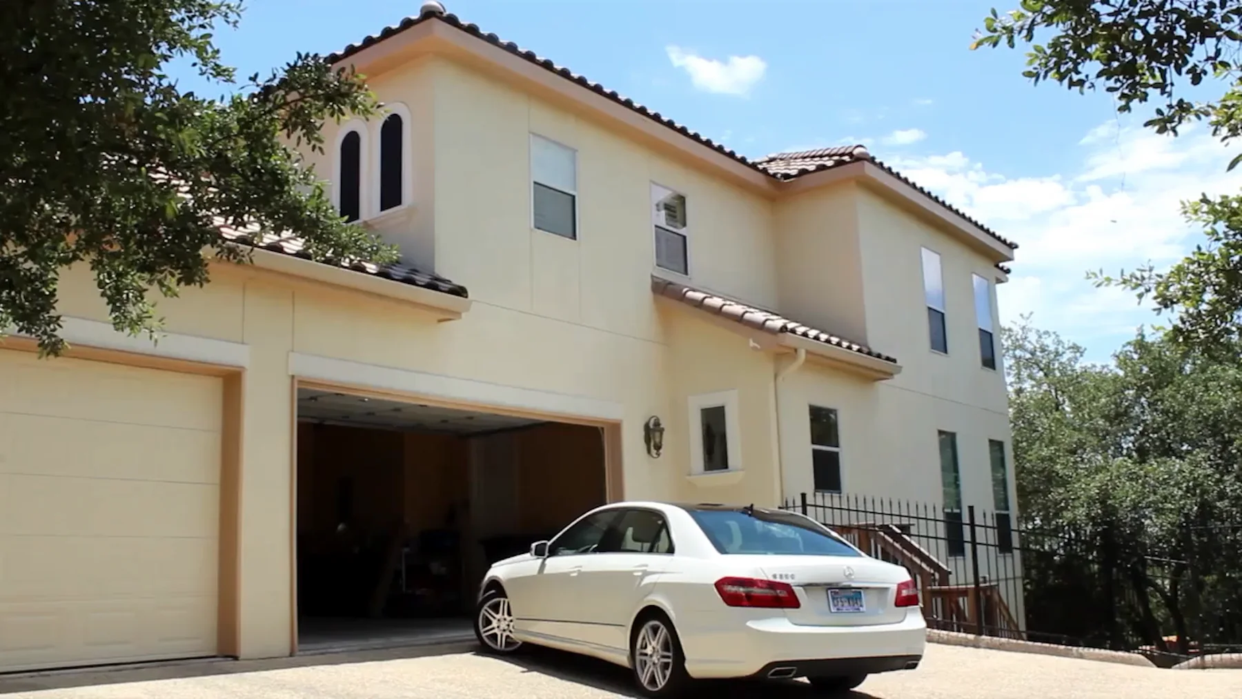 Residential exterior painting in San Antonio